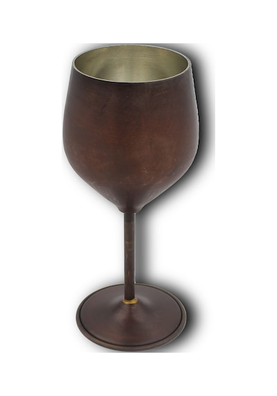 Turna Bakır Vine-Gall Kadeh 500 ML Düz Oksit Turna0495-3