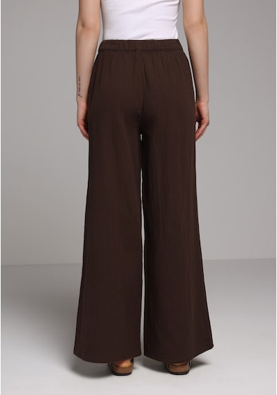 Colin's Colins Regular Fit Yüksel Bel Geniş Paça Kadın Kahverengi Pantolon Cl1080378 Q1.v2 Brw Colin's Colins Regular Fit Yüksel Bel Geniş Paça Kadın Kahverengi Pantolon Cl1080378 Q1.v2 Brw