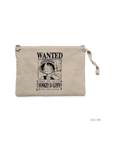 Zepplin Giyim Wanted Luffy Clutch Astarlı Cüzdan / El Çantası