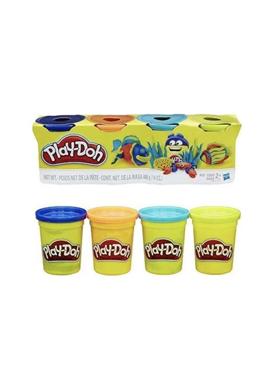 Play-doh Tatlı Renkler Oyun Hamuru 4'lü Paket Her Biri 113 G Ku Çok Renkli