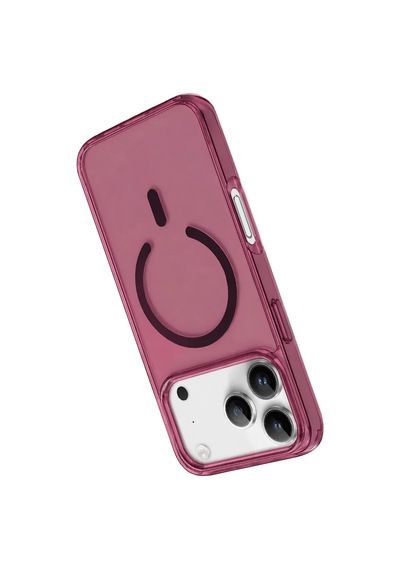 Zenviya21 Newface Apple İphone 18 Pro Max Pc Real Magsafe Kapak - Bordo Zenya785 renkli