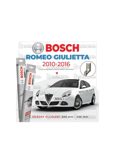 Alfa Romeo Giulietta Muz Silecek Takımı 2010-2016 Bosch Aeroeco N11.5663