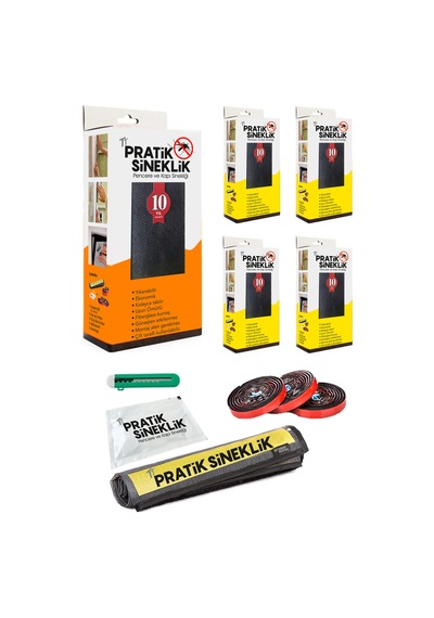 Tt Pratik Sineklik 1 Kapı - 4 Pencere 5' Li Paket