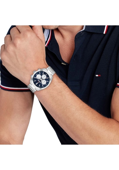 Tommy Hilfiger Th1710722 Erkek Kol Saati Metalik Gri