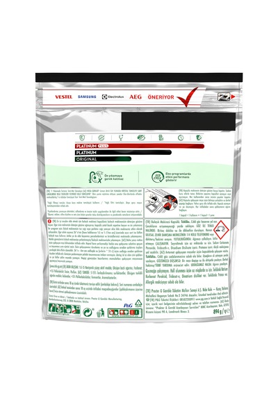 Fairy Platinum Limon Kokulu Bulaşık Makinesi Deterjanı 60 Tablet