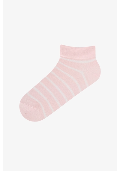 Penti Beyaz Gri Pembe Cute Teddy Bear Pamuklu 3 Çift Patik Çorap
