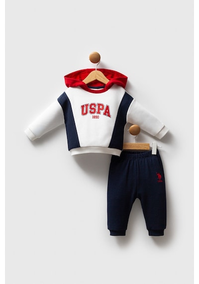 U.S. Polo Assn. Erkek Bebek Beyaz Takım Usb2565-c-v1 Beyaz