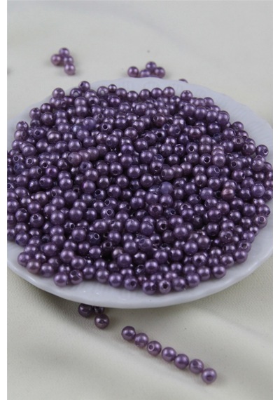 5 Mm Mor Soluk Tonlu İnci Boncuk 30 Gr Kolye, Bileklik, Küpe Ve Takı Yapımı Diğer