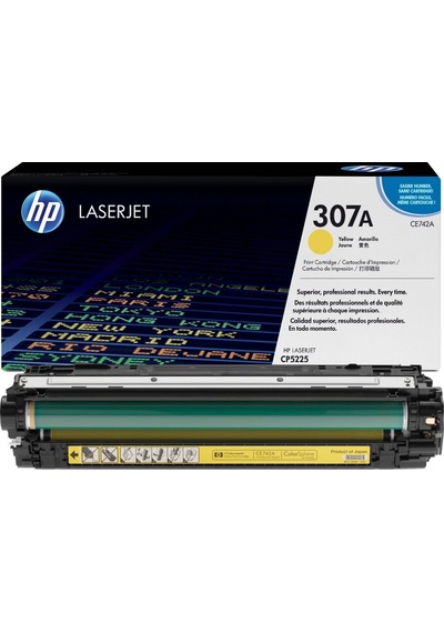 Hp 307A-Ce742A Sarı Toner 7.300 Sayfa