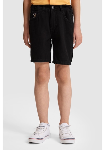 U.S. Polo Assn. U.s. Polo Assn. Erkek Çocuk Siyah Şort Jean 50324822-dn0027