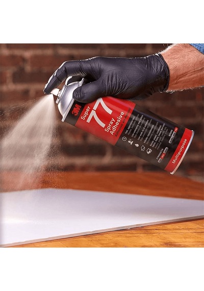 3m Sprey 77 Genel Amaçlı Sprey Yapıştırıcı, Şeffaf - 500 Ml