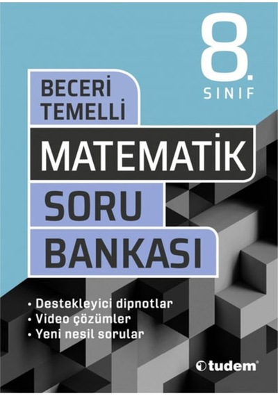 8 Sınıf Matematik Beceri Temelli Soru Bankası Tudem Yayınları