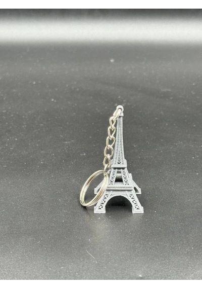 Eyfel Kulesi Modeli Anahtarlık - Paris Eyfel Kulesi Gri