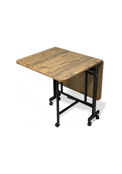 Alchair Demaz Serisi 70x110 Hazar Desen Açılabilir Tekerlekli Masa Yemek Masası Siyah Metal Ayak Atlantikçam Desen Alchair Demaz Serisi 70x110 Hazar Desen Açılabilir Tekerlekli Masa Yemek Masası Siyah Metal Ayak Atlantikçam Desen