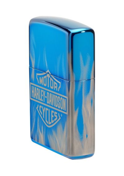 Zippo Harley Davidson Sapphire Blue Çakmak