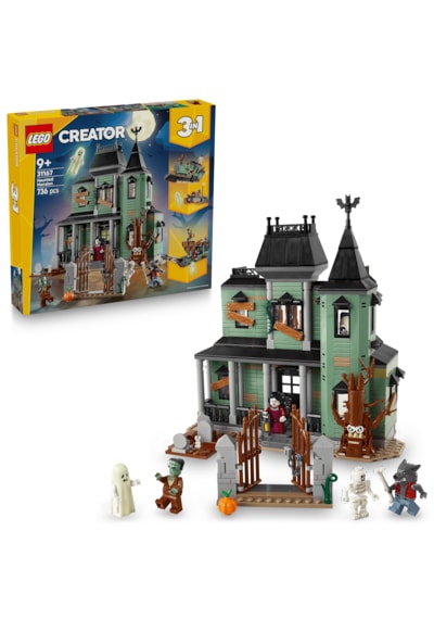 LEGO® Creator 3'ü 1 Arada Hayaletli Köşk 31167 - 9 Yaş ve Üzeri için Gemi ve Tren Olabilen Yaratıcı Oyuncak Yapım Seti (736 Parça)