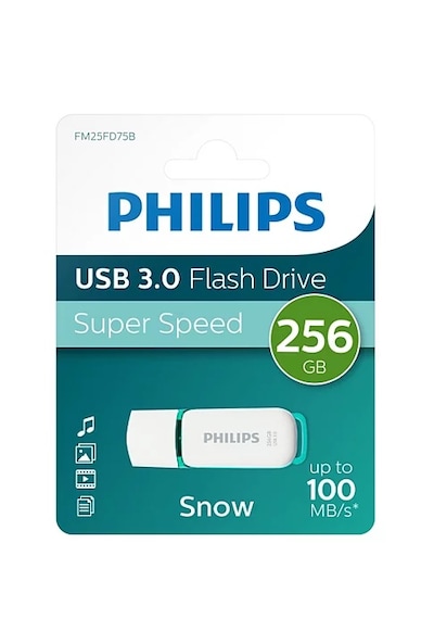 Phılıps 256gb Usb 3.0 Snow Bahar Yeşilfm25fd75b/00