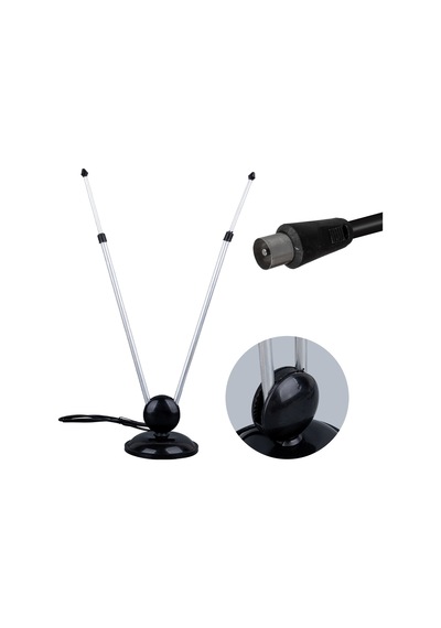 Pm-25024 Tv Üstü Eski Tip Karasal Yayın Anten