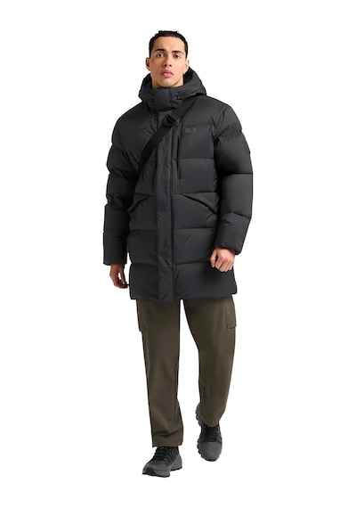 Jack Wolfskın Jack Wolfskin Icy Hill Coat Rds Erkek Siyah Outdoor Ceketi 6000 Siyah