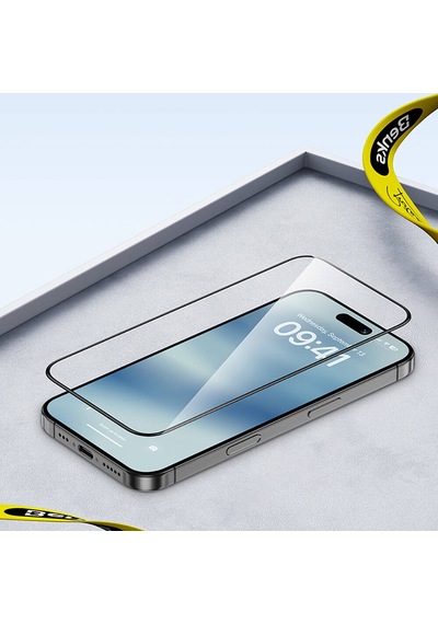 Apple Uyumlu   iPhone 14 Pro Max Benks Ultra Shield 0.4mm Ekran Koruyucu Uygulama Aparatlı