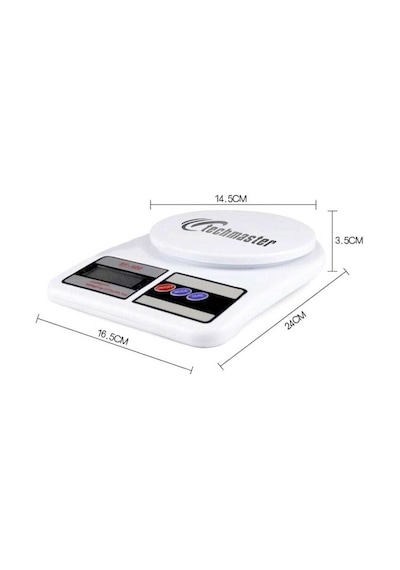 Techmaster LCD Dijital Ekran Hassas Mutfak Tartısı 10 KG