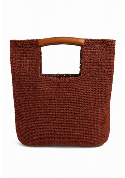 Clara Bag- Bordo Omuz Çantası Kağıt&deri Bordo