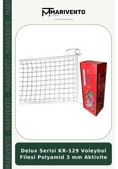 Delux Serisi Kr-129 Voleybol Filesi Polyamid 3 Mm Aktivite