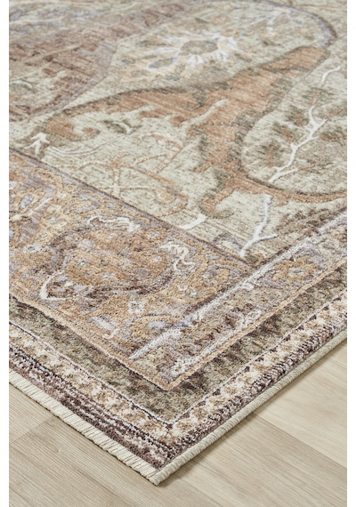 Mariesse Home Spectrum Serisi Degrade Iplik Yumuşak Silinebilir Keçeleşmez Leke Tutmaz Vintage Premium Halı 800 Bej