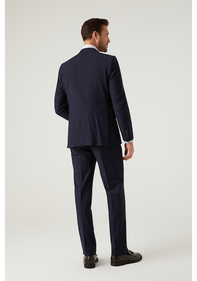 D's Damat Ds Damat Slim Fit Lacivert Yünlü Travel Takim Elbise 4he05ob35577m 105