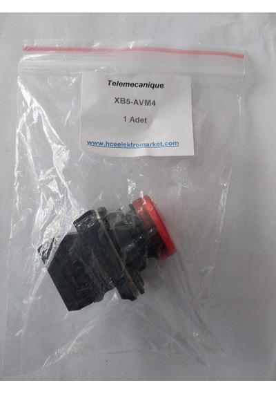 Telemenique Led'li kırmızı eksiksiz pilot ışığı plastik kasa