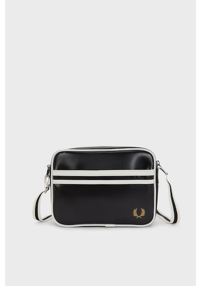 Fred Perry Logolu Ayarlanabilir Askılı Çanta Unisex Çanta L2168 D57 Siyah-ekru