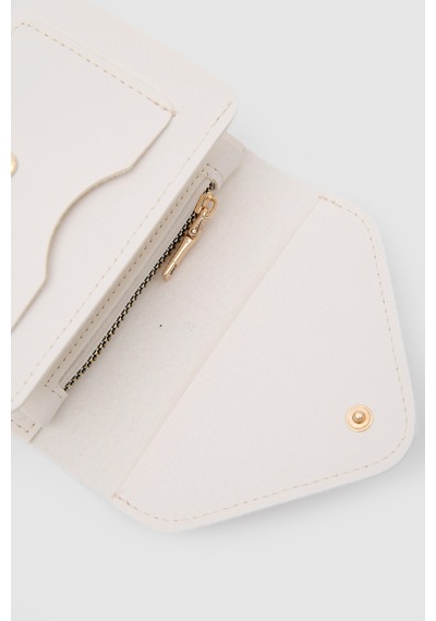 Shule Bags Mysa Medium Zarf Cüzdan Krem