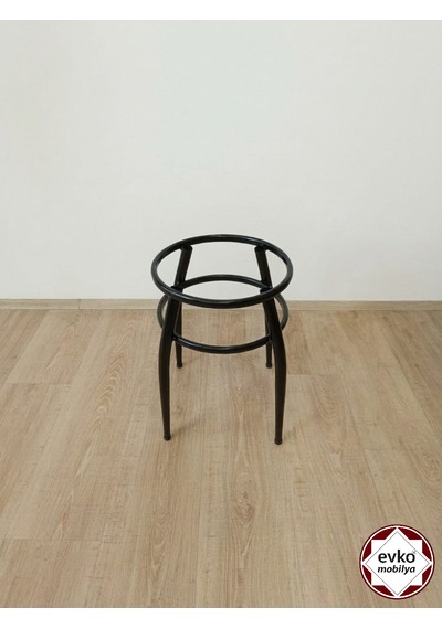 Evko Mobilya Tabure, Bar Taburesi, 2 Adet Tabure, Puf, Bench, Metal Ayaklı Tabure, Iç Içe Geçebilen Tabure, Mutfak Balkon Bahçe Taburesi Gri