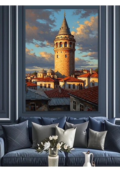 Ahşap Tablo Gece Denizde Kucaklaşan Balıklar Figürü