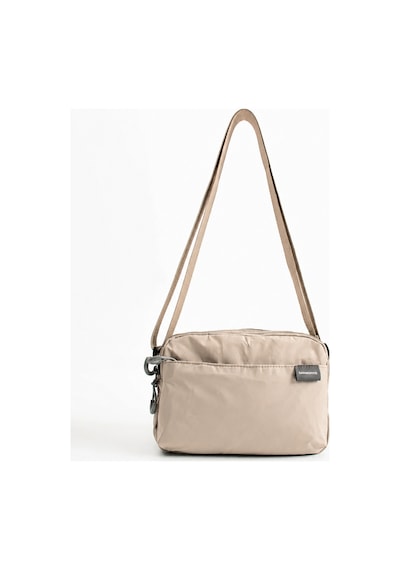 Sanmorris 5 Bölmeli Suya Dayanıklı Paraşüt Kumaş Çapraz Askılı Omuz Çantası Sı-6034 Beige