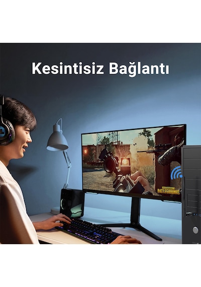 Veggieg 650 Mbps 2.4ghz/5ghz Dual Band Alıcı Verici Usb Wifi Adaptör
