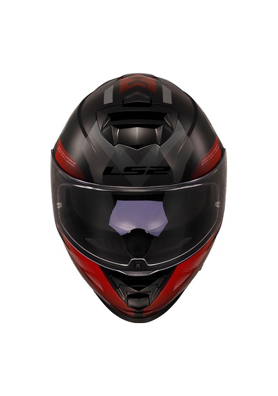 Ls2 Storm 2 Kronos Kırmızı-gri Kask Renkli