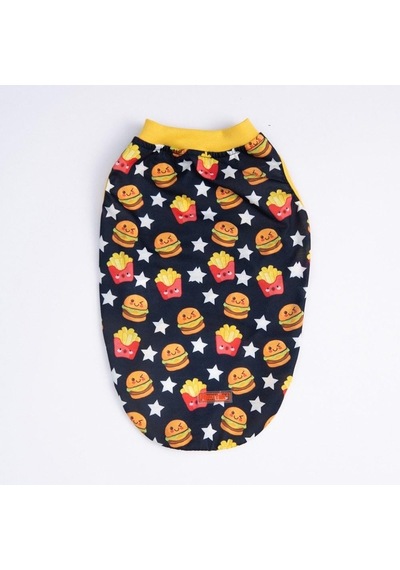 Pawstar Star Hamburger T-shirt Küçük Irk