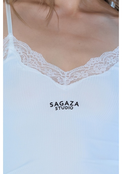 Sagaza Studio Ss6003 Likralı Body Ekru