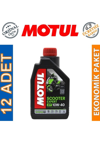 Motul Scooter Expert 10W-40 Ma 4t 1 L 4 Zamanlı Motor Yağı 12 A