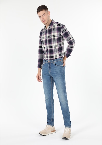 Colin's Colins Slim Fit Shirt Neck Ekoseli Erkek Mor Uzun Kol Gömlek Cl1061370 Q1.v2 Prp Mor Colin's Colins Slim Fit Shirt Neck Ekoseli Erkek Mor Uzun Kol Gömlek Cl1061370 Q1.v2 Prp Mor