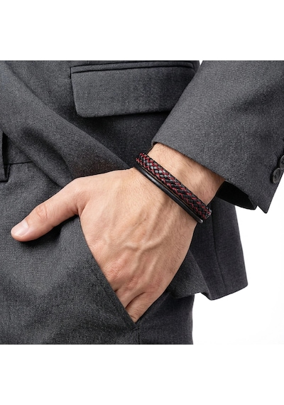 Moncuk Design Kırmızı Renk Çoklu Erkek Deri Bileklik 33513b5d5 Çok Renkli