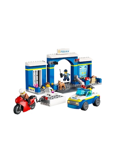 LEGO® City Polis Merkezi Takibi 60370 4+ Yaratıcı Oyuncak Yapım Seti (172 Parça)