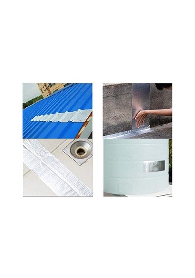 27kids Home Air Çamur Bant Süper Güçlü Su Sızdırmaz Tamir Çatlak Boru Bandı 2m X 10cm Açık Bej