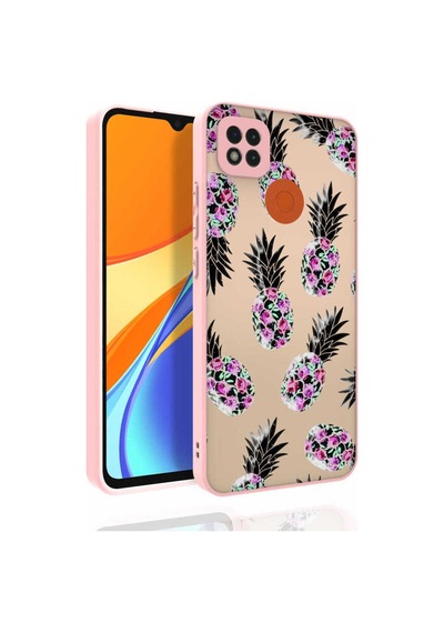 Xiaomi Redmi 9c Kılıf Desenli Kamera Korumalı Parlak Zore Nora Kapak NO1