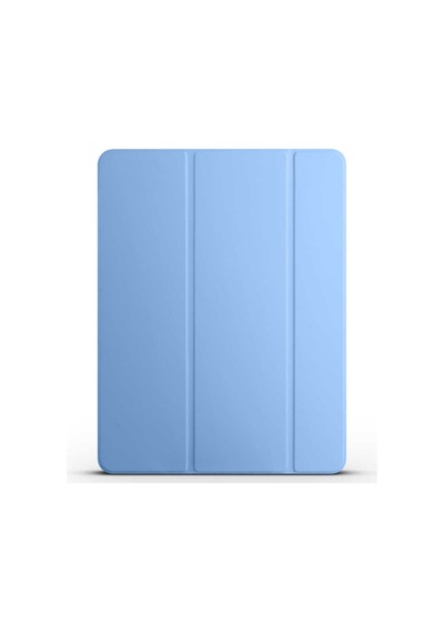 İpad Pro 12.9 2021 5.nesil A2378-a2461-a2379-a2462 Uyumlu Smart Cover Standlı 1-1 Tablet Kılıfı - Turuncu - T19752
