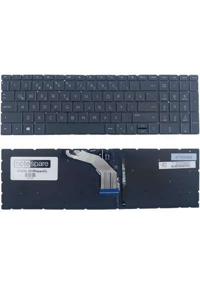 Hp İle Uyumlu 15-da2033nt 9hn16ea, 15-da2033nt 9hn16ea07 Işıklı Klavye Siyah Tr