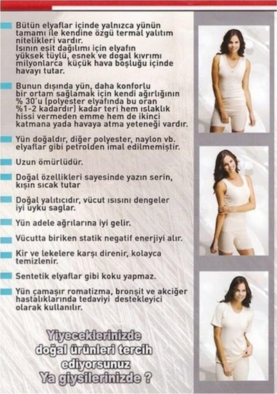 Hasyün Yün Fanila Uzun Kol 001
