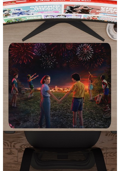 Stranger Things 2 V5 48x40 Xl Gaming Kauçuk Kaymaz Taban Mouse Pad Fare Altlığı