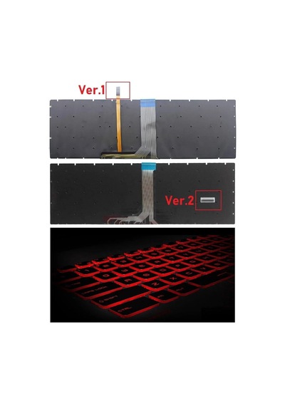 Msı Ms17e7 Gp75 Klavye V2 Işıklı Rgb Kırmızı Tuş 63618364